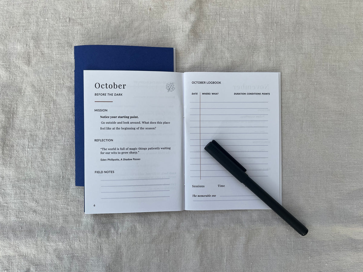 1. Digital product - Printable Autumn/Winter challenge passport - From Here to Spring