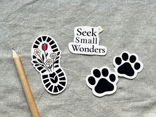 The Seek Small Wonders Sticker Pack